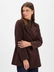 More & More Marynarka Kobiety Sztuczne włókno brązowy, 36. Brązowe marynarki i żakiety damskie More & More, bez wzorów, z włókna, klasyczne. Za 549.95 zł.