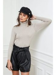 So Cachemire Golf "Empoli" w kolorze beżowym rozmiar: XL. Brązowe golfy damskie So Cachemire, xl, bez wzorów, z kaszmiru, bez ramiączek. Za 108.99 zł.