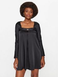 Babylon Sukienka koktajlowa T_E00774 Czarny Regular Fit. Czarne sukienki damskie Babylon, bez wzorów, z syntetyku, wizytowe, bez ramiączek. Za 749.99 zł.