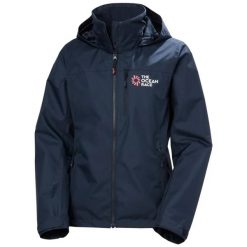 Damska kurtka wodoodporna Helly Hansen The Ocean Race. Niebieskie kurtki damskie Helly Hansen, xl, bez wzorów, z polaru, bez kaptura. Za 701.00 zł.