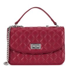 Torebka Badura. Czerwone torebki klasyczne damskie Badura, bez dodatków. Za 199.99 zł.