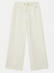 Guess Spodnie dresowe J5RB15 KCHR2 Écru Relaxed Fit. Spodnie dresowe dziewczęce Guess, z aplikacjami, z dresówki. Za 159.99 zł.