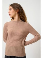 AUTHENTIC CASHMERE Kaszmirowy sweter "Bella" w kolorze karmelowym rozmiar: XXL. Brązowe swetry klasyczne damskie AUTHENTIC CASHMERE, xxl, z kaszmiru, bez kołnierzyka. Za 347.99 zł.