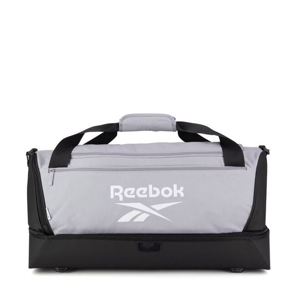 Torba sportowa Reebok. Szare torby sportowe Reebok, bez wzorów. Za 139.99 zł.