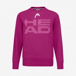 Bluza damska Rally Sweatshirt. Czerwone bluzy damskie Head, xs, bez wzorów, z bawełny, bez kaptura. W wyprzedaży za 161.00 zł.