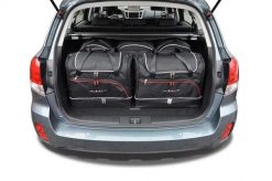 Torby Do Bagażnika Subaru Outback 2009-2014 5Szt Kjust. Czarne torby podróżne KJUST, bez wzorów, z kauczuku. Za 1,542.00 zł.