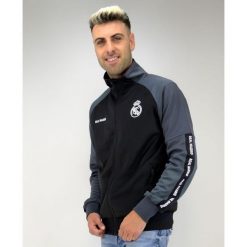 Kultowa bluza z zamkiem Madridista. Bluzy damskie REAL MADRID, l, bez wzorów, bez kaptura. W wyprzedaży za 265.61 zł.