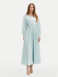 Guess Sukienka wieczorowa W5PK1X WD8G2 Zielony Regular Fit. Zielone sukienki damskie Guess, z aplikacjami, z syntetyku, wizytowe, bez ramiączek. Za 529.99 zł.