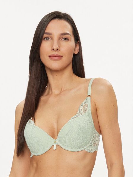 Selmark Biustonosz push-up Matilda 31113 Zielony. Zielone biustonosze Selmark, bez wzorów, z syntetyku. Za 209.99 zł.