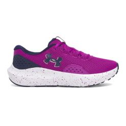 Buty do biegania damskie Under Armour Charged Surge 4. Fioletowe obuwie sportowe damskie Under Armour, bez zapięcia, do biegania. Za 189.99 zł.