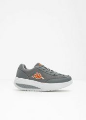 Sneakersy Kappa na lekkiej platformie. Szare obuwie sportowe treningowe bonprix. Za 179.99 zł.