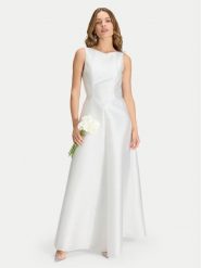 Swing Sukienka wieczorowa 5AJ16000 Biały Regular Fit. Białe sukienki damskie Swing, bez wzorów, z syntetyku, wizytowe, bez ramiączek. Za 1,249.00 zł.