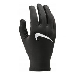 Rękawiczki DriFIT Dla Dorosłych Unisex Miler. Czarne rękawiczki damskie Nike, bez wzorów. Za 191.99 zł.