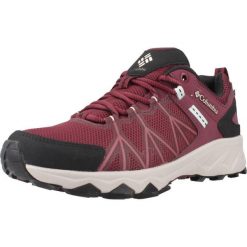 Buty COLUMBIA PEAKFREAK II OUTDRY Bordeaux. Czerwone obuwie trekkingowe damskie Columbia, z syntetyku, bez zapięcia. Za 469.99 zł.