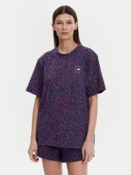 Adidas by Stella McCartney T-Shirt Printed JJ0083 Granatowy Loose Fit. Niebieskie t-shirty damskie adidas by Stella McCartney, s, bez wzorów, z bawełny, bez kołnierzyka. Za 289.99 zł.