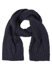 TATUUM Szal w kolorze granatowym - 180 x 38 cm rozmiar: onesize. Niebieskie szaliki damskie TATUUM, bez wzorów. Za 73.99 zł.