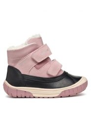 Geox Kozaki B Omar Girl Wpf B462LC 022FU C0724 M Czarny. Czarne kozaki dziewczęce Geox, bez wzorów, ze skóry, bez obcasa, bez zapięcia. Za 269.99 zł.
