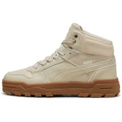 Adidasy Puma Rebound, Dla obu płci. Brązowe obuwie sportowe damskie Puma, z syntetyku, bez zapięcia, trekkingowe. Za 490.00 zł.