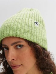 OPUS Czapka beanie w kolorze jasnozielonym rozmiar: onesize. Zielone czapki damskie Opus, bez wzorów, z kaszmiru. Za 87.81 zł.