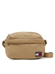 Tommy Jeans Torebka Tjw Ess Daily Crossover AW0AW17286 Beżowy. Brązowe listonoszki damskie Tommy Jeans, bez wzorów, z jeansu, bez dodatków. Za 139.99 zł.