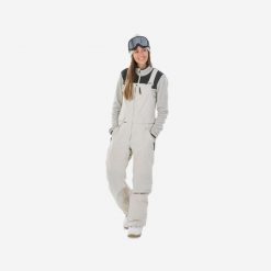 Spodnie snowboardowe ogrodniczki damskie Dreamscape SNB BIB 900. Brązowe spodnie sportowe damskie DREAMSCAPE, na zimę, l, bez wzorów, z materiału, narciarskie. Za 759.99 zł.