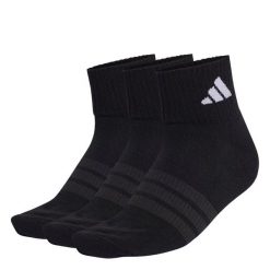 SKARPETY CUSHIONED SPORTSWEAR ANKLE SOCKS, 3 PARY. Białe skarpetki damskie Adidas, bez wzorów, z bawełny. Za 54.95 zł.