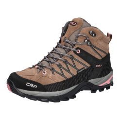 Damskie buty trekkingowe CMP Rigel Waterproof. Czarne obuwie trekkingowe damskie CMP, z materiału, bez zapięcia. Za 459.99 zł.