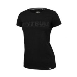 Koszulka bawełniana sportowa t-shirt dla dorosłych Pitbull R. Czarne koszulki sportowe damskie PITBULL, xs, bez wzorów, z bawełny, bez ramiączek. Za 79.00 zł.