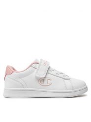 Champion Sneakersy Centre Court G Ps Low Cut Shoe S32859-CHA-WW001 Biały. Białe buty sportowe dziewczęce Champion, bez wzorów, ze skóry, bez zapięcia. Za 89.99 zł.