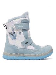 Primigi Śniegowce GORE-TEX 2380766 S Niebieski jasny. Niebieskie kozaki dziewczęce Primigi, bez wzorów, z gore-texu, bez obcasa, bez zapięcia. Za 419.99 zł.