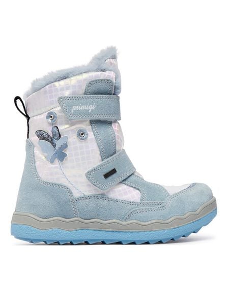 Primigi Śniegowce GORE-TEX 2380766 S Niebieski jasny. Niebieskie kozaki dziewczęce Primigi, bez wzorów, z gore-texu, bez obcasa, bez zapięcia. Za 419.99 zł.