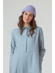 SKFK Czapka beanie w kolorze lawendowym rozmiar: onesize. Różowe czapki damskie SKFK, bez wzorów, z materiału. Za 43.99 zł.