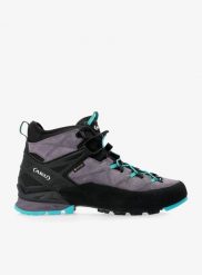 Buty podejściowe damskie AKU Rock DFS Mid GTX. Czarne obuwie trekkingowe damskie Aku, z gore-texu, bez zapięcia. Za 855.40 zł.