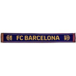 Szalik FC Barcelona wyjazdowy - oficjalny licencjonowany. Niebieskie szaliki damskie FC BARCELONA, bez wzorów. Za 99.00 zł.