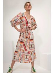 Josephine & Co Sukienka "Gaultier" ze wzorem rozmiar: 44. Sukienki damskie Josephine & Co, bez wzorów, z bawełny, bez ramiączek. Za 320.63 zł.