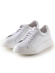 Anna Morellini Skórzane sneakersy "Zietta" w kolorze białym rozmiar: 41. Białe obuwie sportowe damskie Anna Morellini, bez zapięcia. Za 368.96 zł.