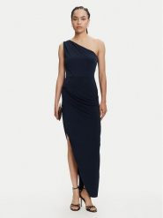 Swing Sukienka wieczorowa 5AJ04100 Granatowy Slim Fit. Niebieskie sukienki damskie Swing, bez wzorów, z syntetyku, wizytowe, bez ramiączek. Za 579.99 zł.