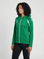 Damska bluza dresowa z kapturem Hummel Core 2.0. Białe bluzy damskie Hummel, l, bez wzorów, z dresówki, z kapturem. Za 302.50 zł.