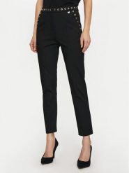 LOLA CASADEMUNT Spodnie materiałowe LF2414008 Czarny Regular Fit. Czarne spodnie materiałowe damskie LOLA CASADEMUNT, bez wzorów, z materiału. Za 359.99 zł.