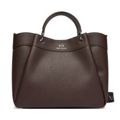 Torebka Armani Exchange. Brązowe torebki klasyczne damskie Armani Exchange, bez dodatków. Za 819.99 zł.