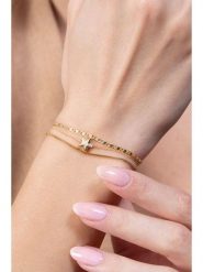 Lodie Silver Bransoletka z elementem ozdobnym rozmiar: onesize. Szare bransoletki damskie Lodie Silver, metalowe. Za 36.95 zł.
