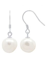 ATELIERS SAINT GERMAIN Srebrne kolczyki z perłami rozmiar: onesize. Białe kolczyki damskie ATELIERS SAINT GERMAIN, z perłą, srebrne, z zapięciem typu bigiel. Za 260.99 zł.