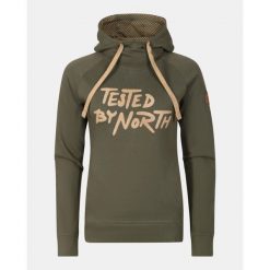 Damska bawełniana bluza z kapturem Kilpi NEA-W. Zielone bluzy damskie Kilpi, bez wzorów, z bawełny, z kapturem. Za 318.77 zł.