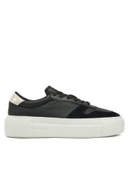 Calvin Klein Sneakersy HW0HW02409 Czarny. Czarne obuwie sportowe damskie Calvin Klein, ze skóry, bez zapięcia. Za 359.99 zł.