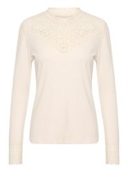 Cream Koszulka w kolorze kremowym rozmiar: M. Brązowe koszulki damskie Cream, m, bez wzorów, z koronki, bez kołnierzyka, bez ramiączek. Za 131.45 zł.