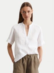 Marc O'Polo Koszula 516 1135 41069 Biały Regular Fit. Białe koszule damskie Marc O'Polo, bez wzorów, ze lnu, bez kołnierzyka, bez ramiączek. Za 219.99 zł.