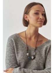 TATUUM Naszyjnik z elementami ozdobnymi - dł. 82 cm rozmiar: onesize. Czarne naszyjniki damskie TATUUM, sztuczne. Za 78.28 zł.