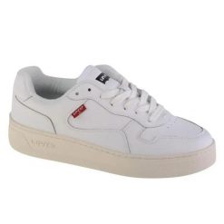 Damskie Skórzane Buty Treningowe Glide. Białe obuwie trekkingowe damskie Levi's, z gumy, bez zapięcia. Za 533.99 zł.