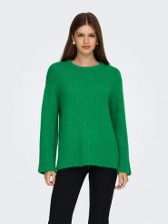 ONLY Sweter w kolorze zielonym rozmiar: L. Zielone swetry klasyczne damskie Only, l, bez kołnierzyka. Za 126.99 zł.