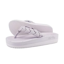 Japonki basenowe damskie Flip Flop Comfy Weave. Niebieskie klapki damskie Flip Flop, bez wzorów, bez obcasa, bez zapięcia. W wyprzedaży za 76.00 zł.